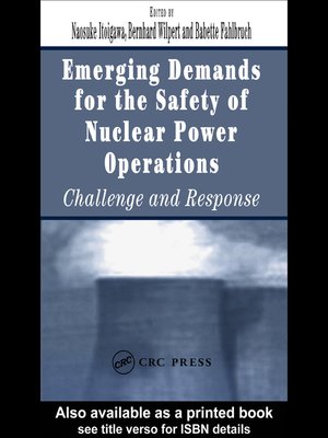 cover image of Emerging Demands for the Safety of Nuclear Power Operations